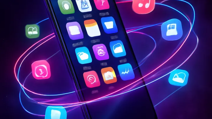 8666BAT COM Sleek smartphone floating in space